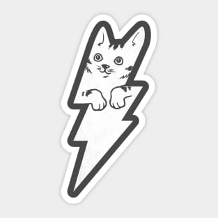 Lightening Cat Sticker